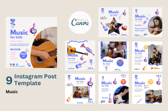 Music Canva Template