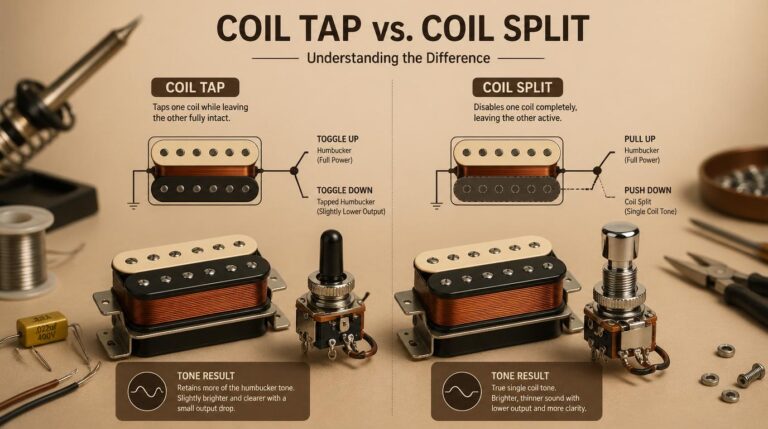Coil Tap vs. Coil Split: Similar Names, Totally Different Results!