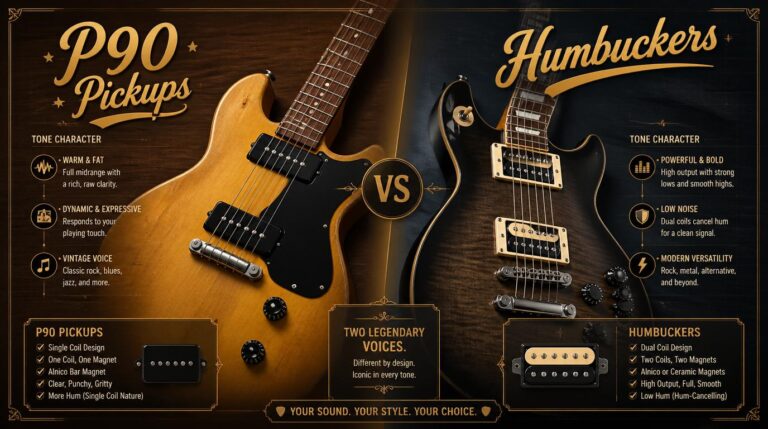 P90 Pickups vs. Humbuckers: Which Is Better for Your Style?